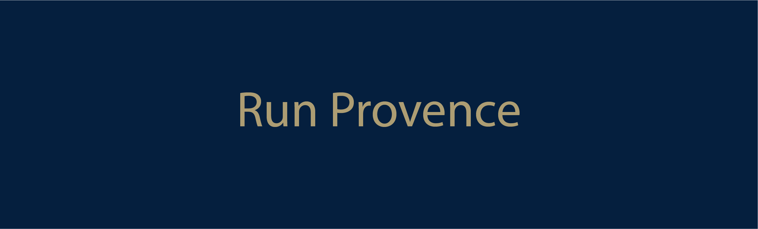 Run Provence 